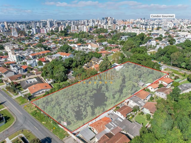 Foto do Terreno - Ahú/ Boa Vista,Terreno com duas frentes, ZR3 , 3.010m², 35m de frente para a Rua Estados Unidos, plano, Curitiba, PR | Imobiliária GreenVille