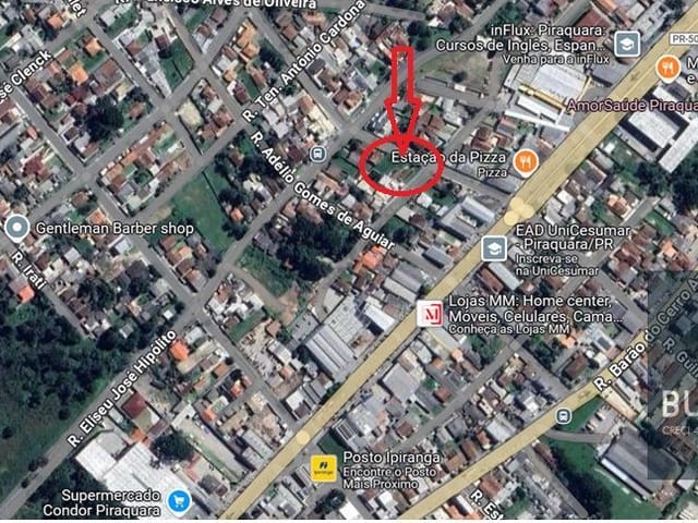 Terreno à venda, no bairro Centro em Piraquara