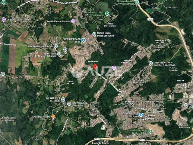 Terreno com 29m², à venda, no bairro Botiatuba em Almirante Tamandare