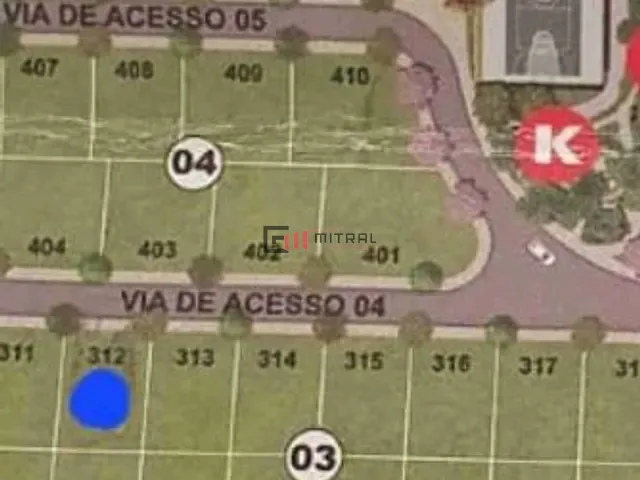 Terreno com 250m², à venda, no bairro Marumbi em Londrina