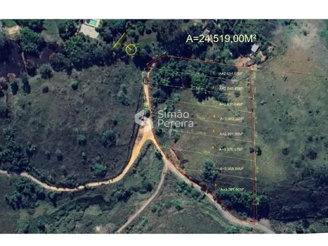 Terreno com 24519m², à venda, no bairro Moura Brasil em Três Rios