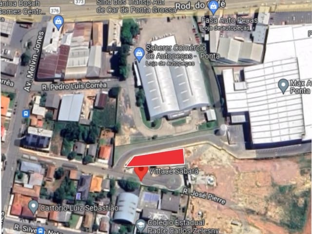 Terreno com 618m², à venda, no bairro Chapada em Ponta Grossa