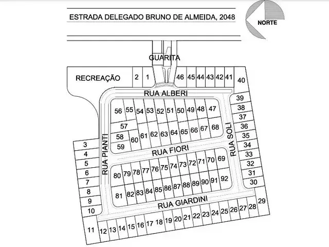 Terreno com 123m², à venda, no bairro Campo de Santana em Curitiba