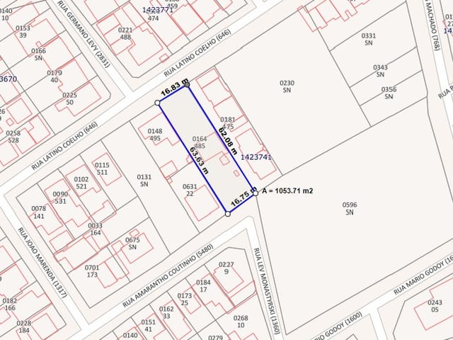 Terreno com 1010m², à venda, no bairro Colônia Dona Luíza em Ponta Grossa