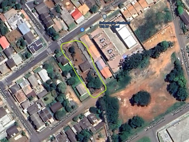 Terreno com 1010m², à venda, no bairro Colônia Dona Luíza em Ponta Grossa
