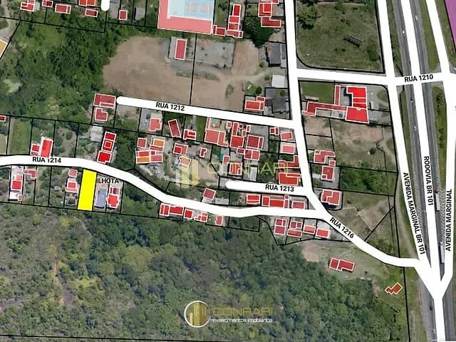 Terreno com 312m², à venda, no bairro Ilhota em Itapema