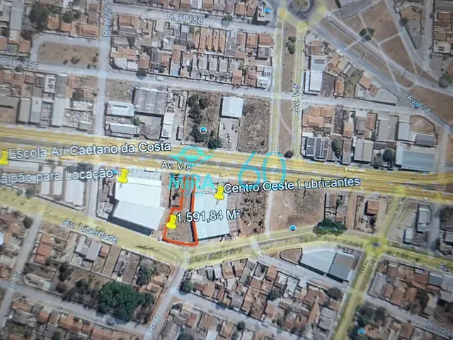 Terreno com 1591m², à venda, no bairro Cidade Vera Cruz em Aparecida de Goiânia