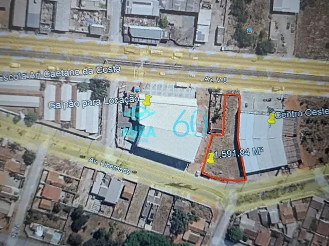 Terreno com 1591m², à venda, no bairro Cidade Vera Cruz em Aparecida de Goiânia