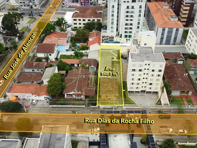 Terreno com 540m², à venda, no bairro Alto da Rua XV em Curitiba