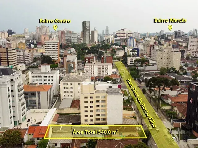 Terreno com 540m², à venda, no bairro Alto da Rua XV em Curitiba