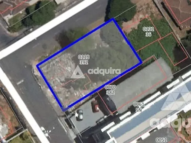 Terreno com 540m², à venda, no bairro Uvaranas em Ponta Grossa