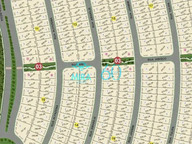 Terreno com 429m², à venda, no bairro Jardins Capri em Senador Canedo