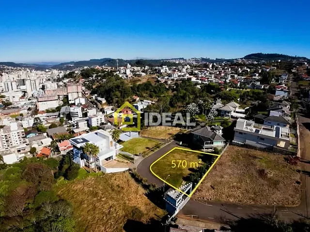 Terreno com 570m², à venda, no bairro Vista Alegre em Concórdia