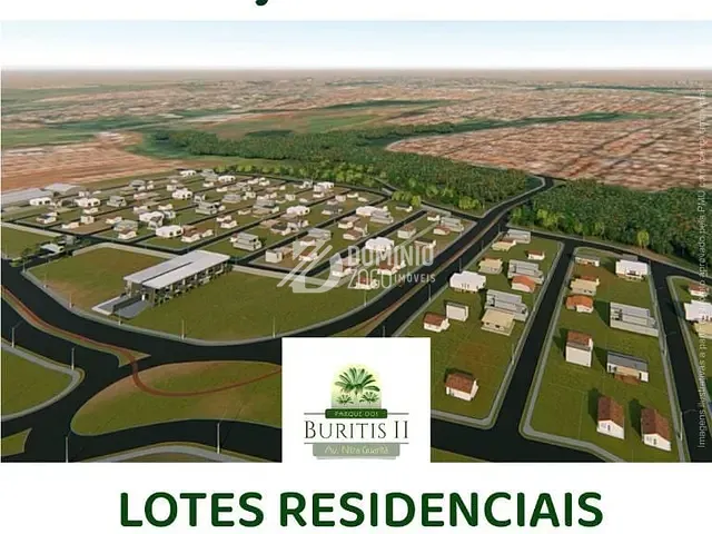 Terreno com 250m², à venda, no bairro Parque dos Buritis II em Uberaba