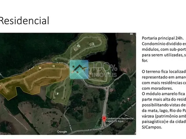 Terreno com 1173m², à venda, no bairro Condomínio Espelho D'água em Não informado