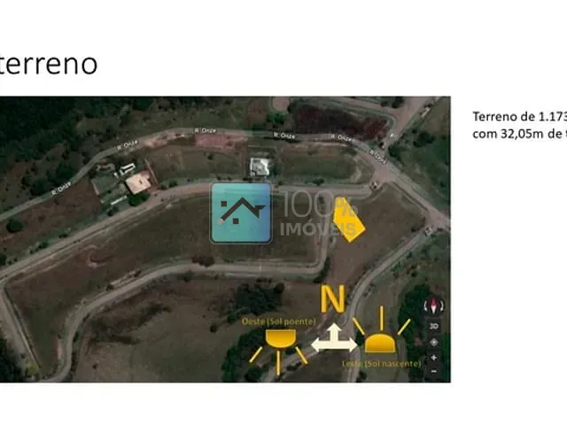 Terreno com 1173m², à venda, no bairro Condomínio Espelho D'água em Não informado