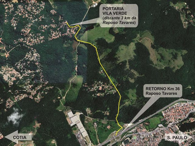Foto do Terreno - Terreno à venda, 381m² no Condomínio Vila Verde- Granja Viana | Collina Imóveis