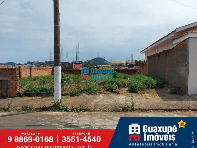 Terreno com 360m², à venda, no bairro Residencial Colina em Guaxupé