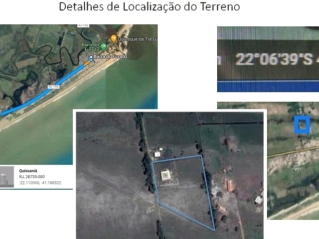 Terreno com 9558m², à venda, no bairro BARRA DO FURADO em Quissamã