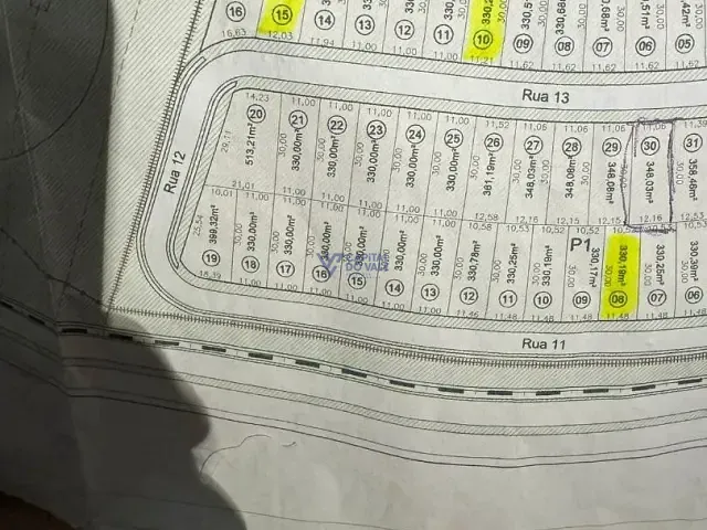 Terreno com 330m², à venda, no bairro São José dos Campos em São José dos Campos
