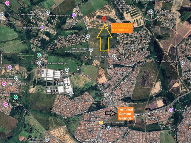 Terreno com 156m², à venda, no bairro Terra Azul em Campinas