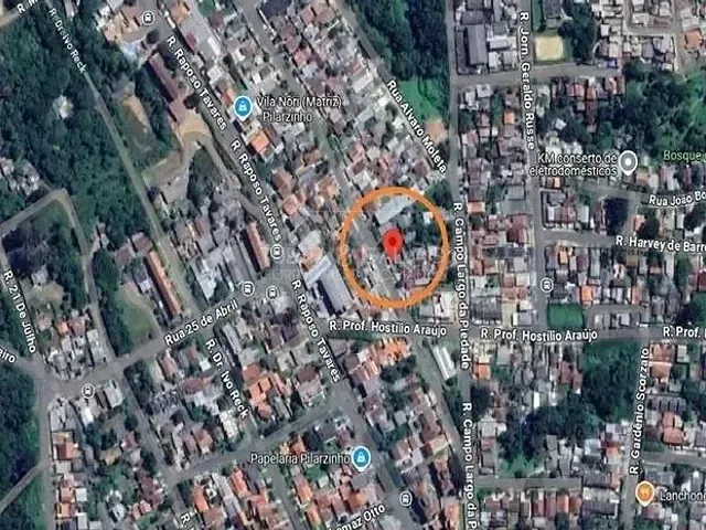 Terreno com 632m², à venda, no bairro Pilarzinho em Curitiba