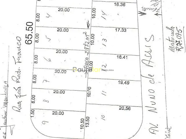 Terreno com 2820m², à venda, no bairro Jardim Mendonça em Bauru