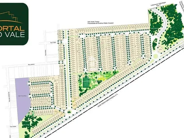 Terreno com 316m², à venda, no bairro Residencial Portal do Vale em Taubaté