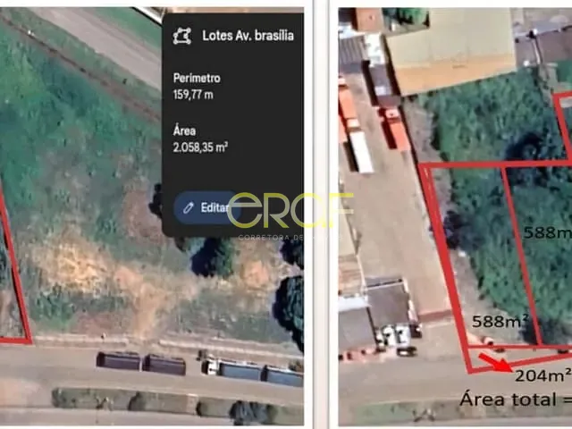 Terreno com 1854m², à venda, no bairro Centro em Formosa