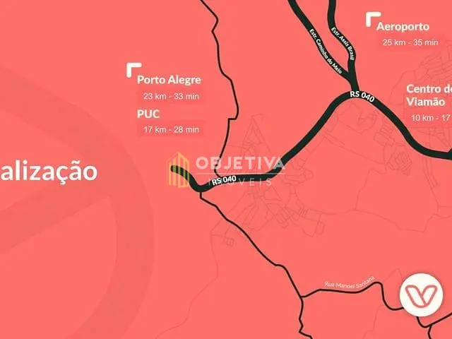 Terreno com 600m², à venda, no bairro Santo Onofre em Viamão