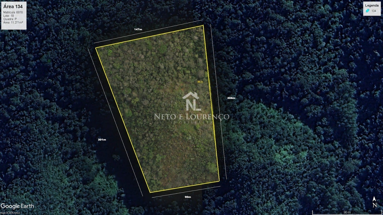 Terreno, 1 hectares - Foto 1