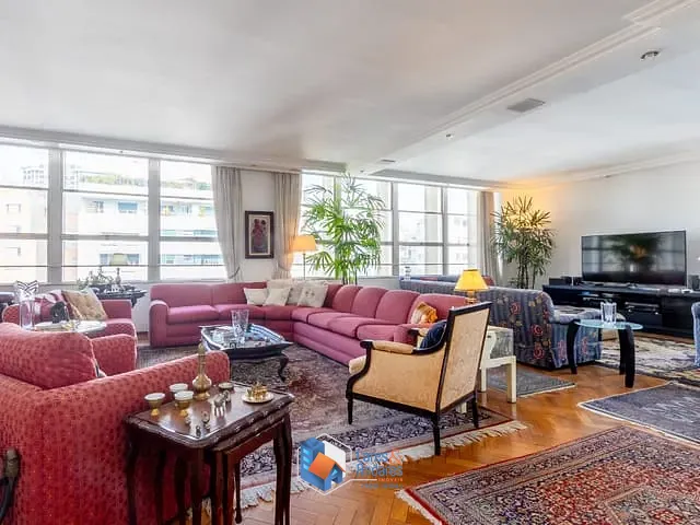 Apartamento com 275m² 4 quartos e 5 banheiros, à venda, no bairro Higienópolis em São Paulo