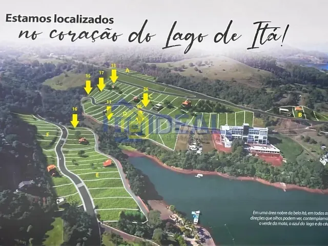 Terreno com 1000m², à venda, no bairro Lago Azul em Itá