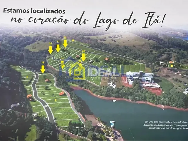 Terreno com 1000m², à venda, no bairro Lago Azul em Itá