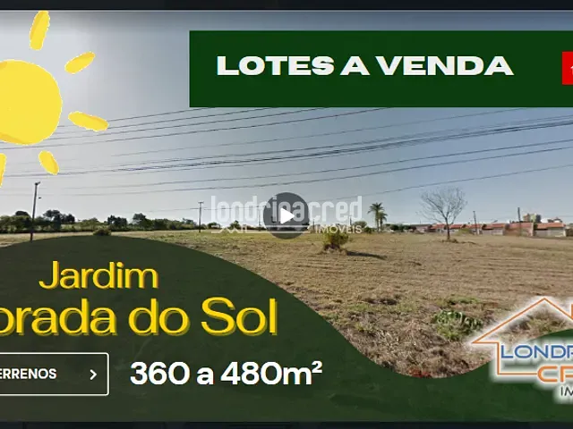Terreno com 444m², à venda, no bairro Jardim Morada do Sol em Cambé
