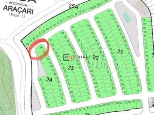 Terreno com 338m², à venda, no bairro Conjunto Habitacional Alexandre Urbanas em Londrina