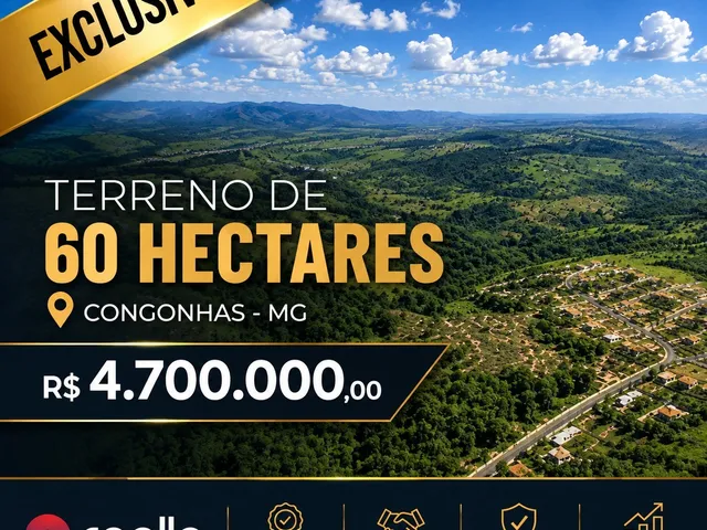 Terreno com 620000m², à venda, no bairro Lobo Leite em Congonhas