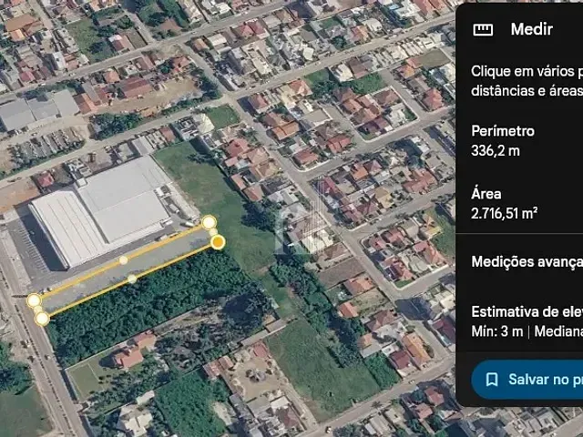 Terreno com 2712m², à venda, no bairro Universitário em Tijucas