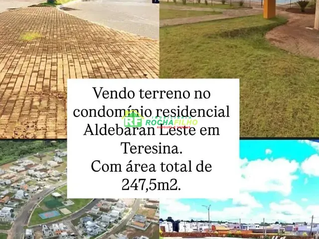 Terreno com 248m², à venda, no bairro Verde Lar em Teresina