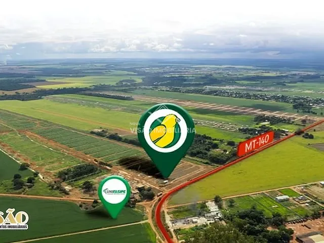 Terreno com 240m², à venda, no bairro Residencial Canarinho I e II em Sinop