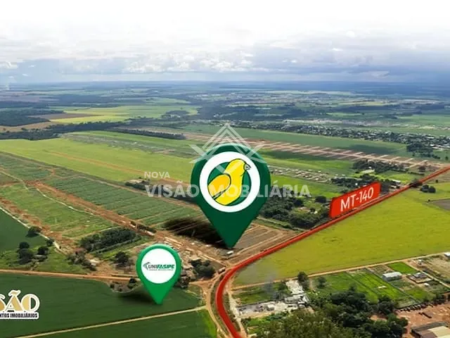 Terreno com 240m², à venda, no bairro Residencial Canarinho I e II em Sinop