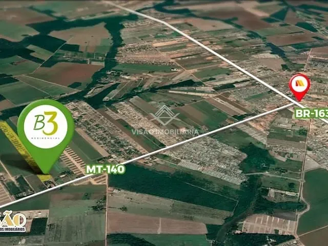 Terreno com 240m², à venda, no bairro Belvedere Residencial em Sinop
