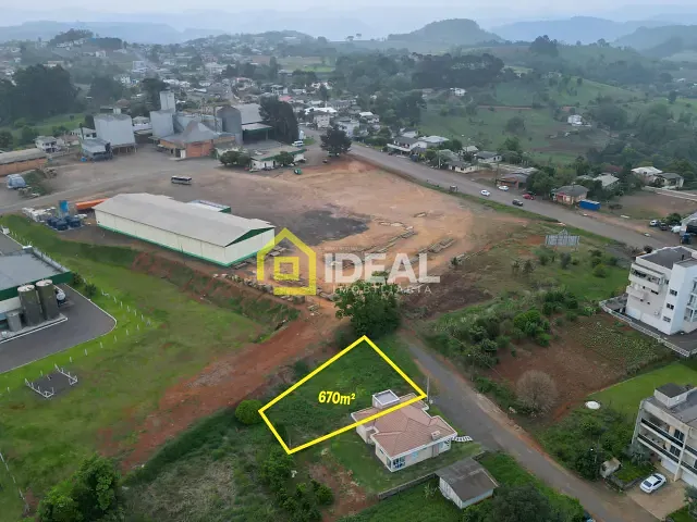 Terreno com 670m², à venda, no bairro Santo Antônio em Concórdia