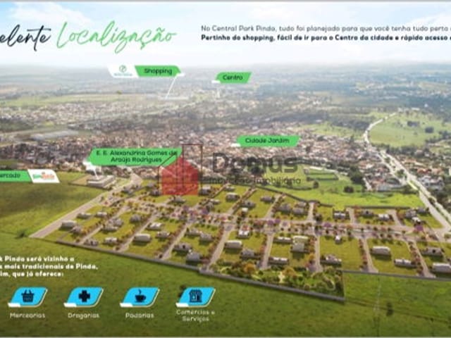 Terreno à venda, no bairro Residencial e Comercial Cidade Jardim em Pindamonhangaba