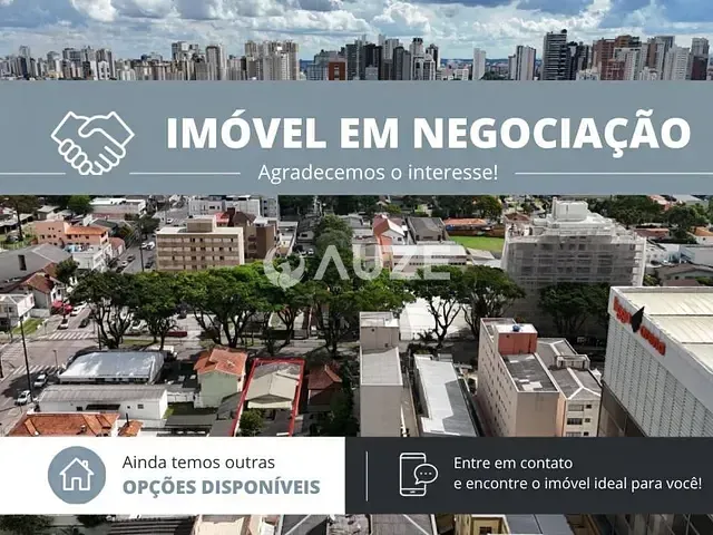 Terreno com 550m², à venda, no bairro Água Verde em Curitiba