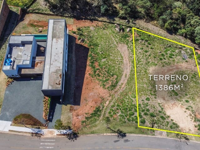 Foto do Terreno - Lote em condomínio para venda em Loteamento Fazenda Dona Carolina , 1,386m² | Correteria Imóveis