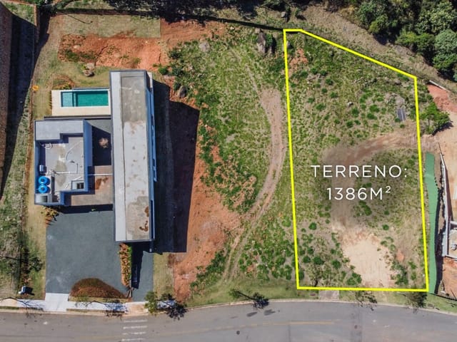 Foto do Terreno - Lote em condomínio para venda em Loteamento Fazenda Dona Carolina , 1,386m² | Correteria Imóveis