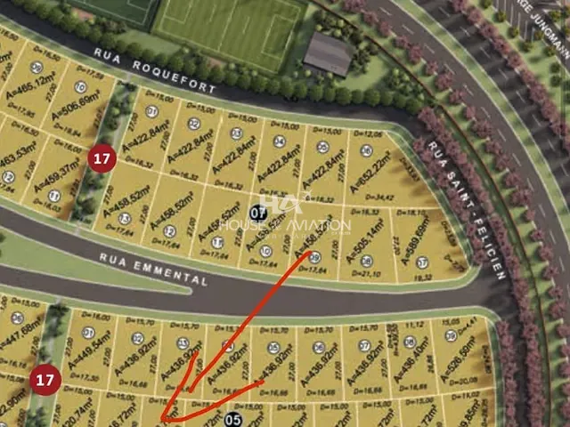 Terreno com 416m², à venda, no bairro Jardins França em Goiânia