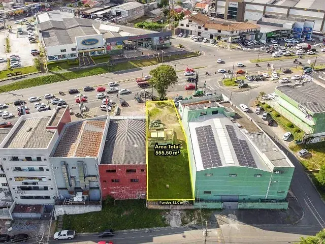 Terreno com 555m², à venda, no bairro Capivari em Colombo