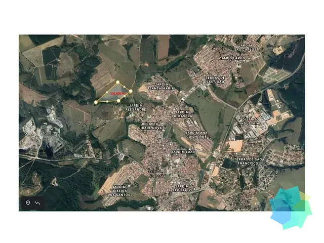 Terreno com 101000m², à venda, no bairro Jardim Primavera em Salto de Pirapora